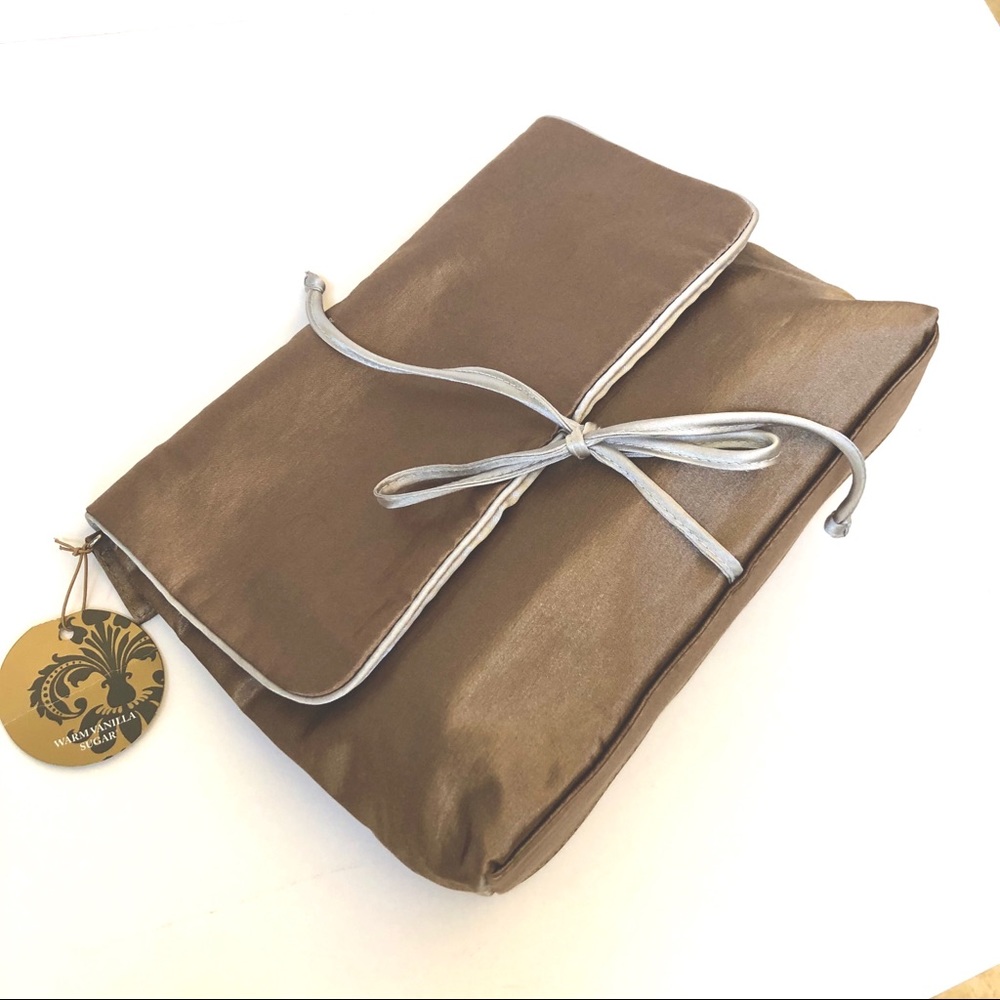 NWT Satin Lined Lingerie Travel Bag Bath & Body